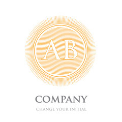Logo sun and waves. Stamp. # vector