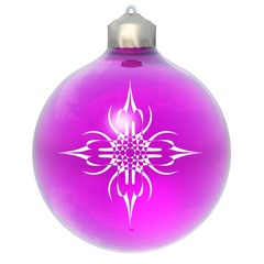 High resolution Christmas ornament isolated