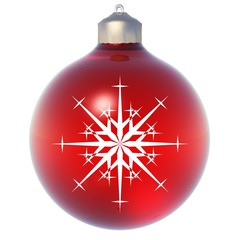 High resolution Christmas ornament isolated