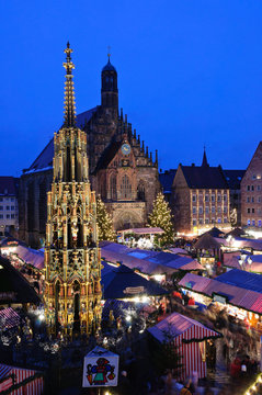 Christkindlesmarkt in Nürnberg/Nuremberg, Germany