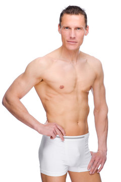 Man with underwear
