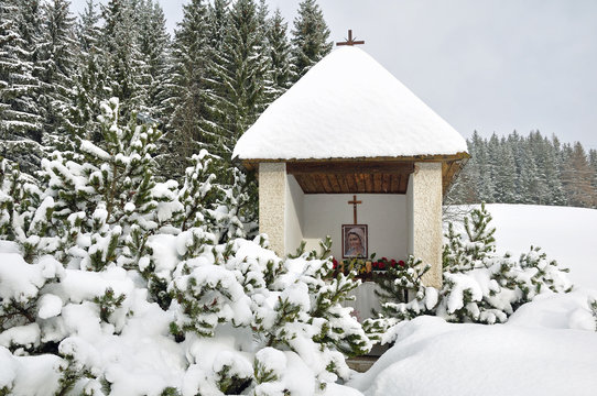 bildstock im winter