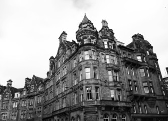 Classic street at Edinburgh