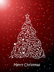 Christmas tree background