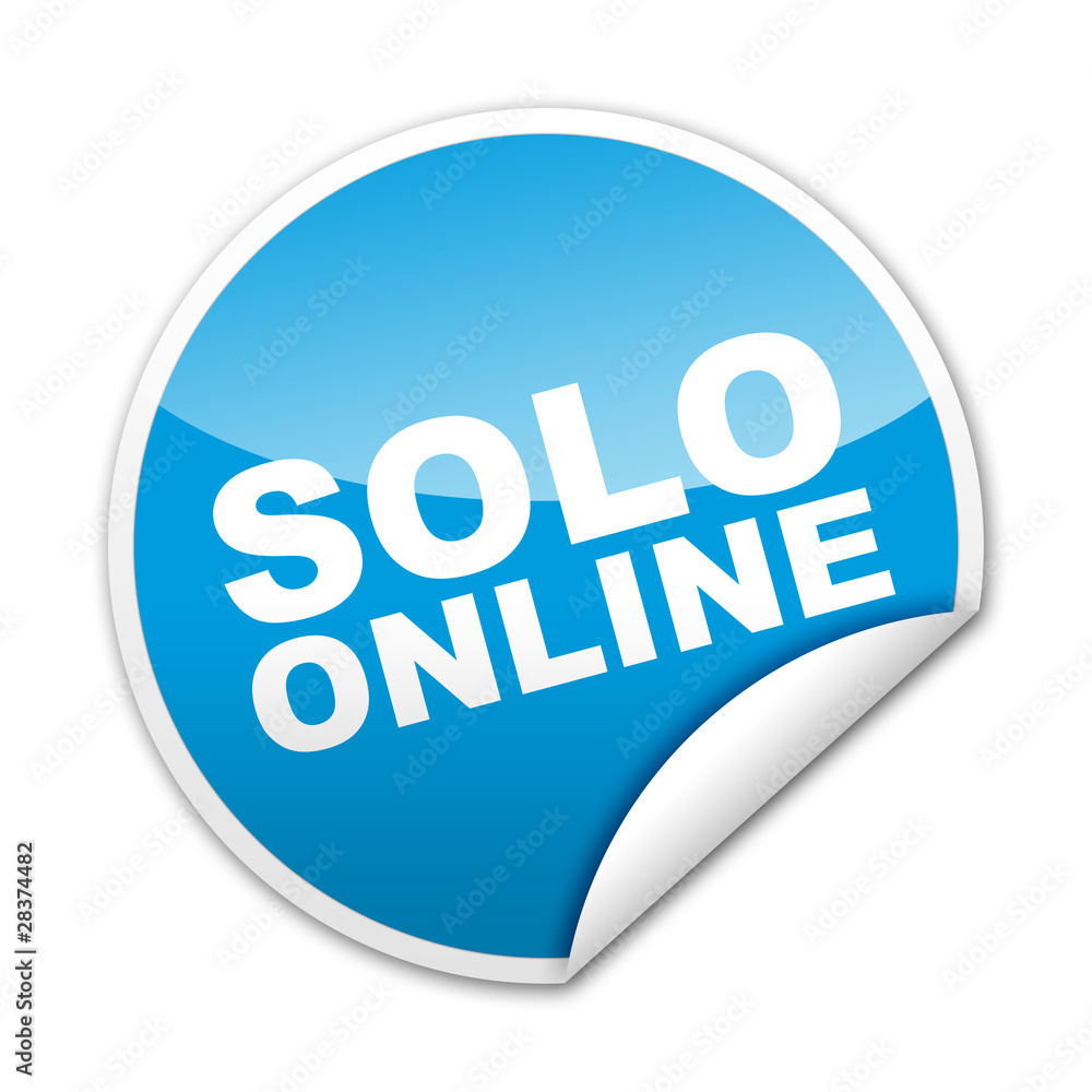 Poster pegatina solo online con reborde