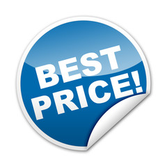 Pegatina BEST PRICE con reborde