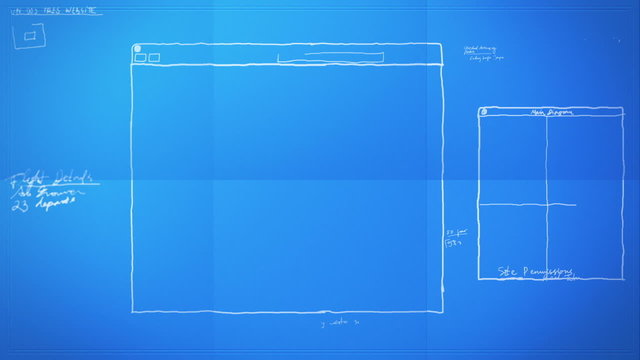Graphic Design Layout Process Time Lapse Blueprint
