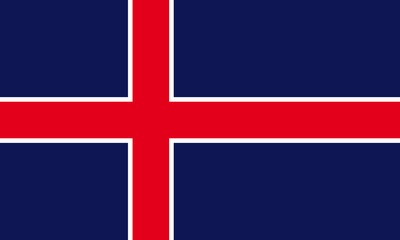 Island Flagge