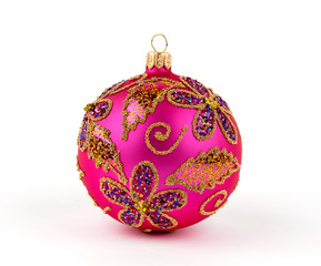 Christmas sphere isolated