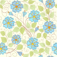 Fototapeta premium Cute floral background