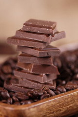 Chocolate closeup