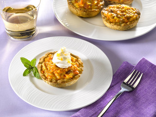 tarte aux pommes et à la citrouille - pumpkin and apple tart
