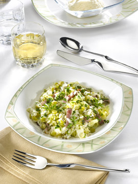 risotto au chou et pois secs - risotto with savoy cabbages