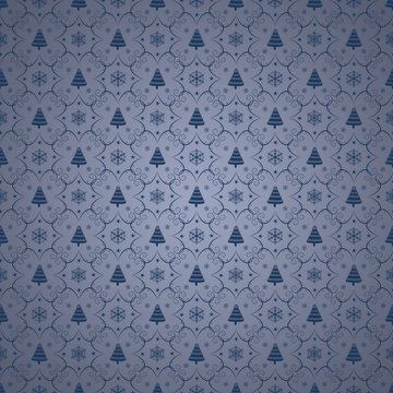 Winter christmas seamless background