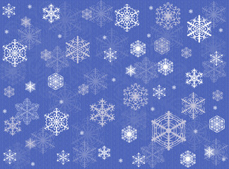 Blue winter Christmas background