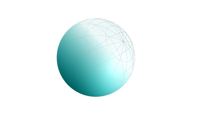Kugel transparent model