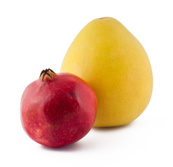 Pomegranate and pomelo