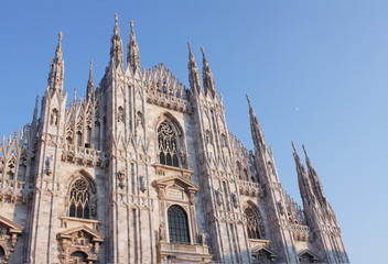 L'imponente Duomo di Milano