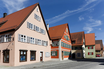 romantic Dinkelsbühl, city of late middleages