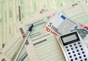 Einkommensteuererklärung 2010 für eine Steuererstattung
