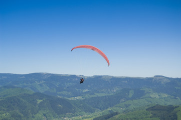 Gleitschirmflieger in der Ortenau