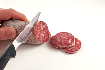 Salame Cacciatore - Affettare