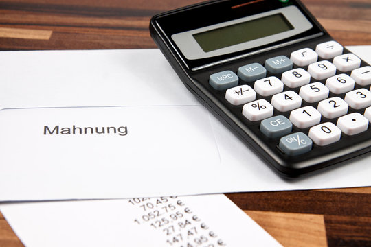 Mahnung Brief