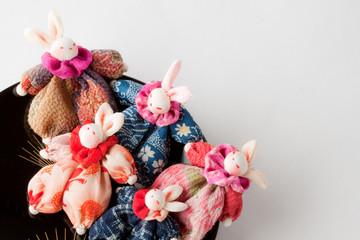 干支手作りうさぎ