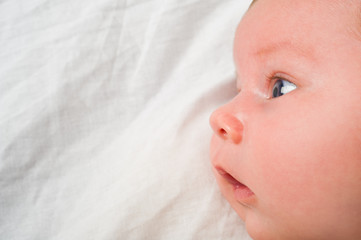 baby is looking