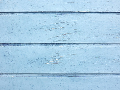 wood strips painted blue, old door detail