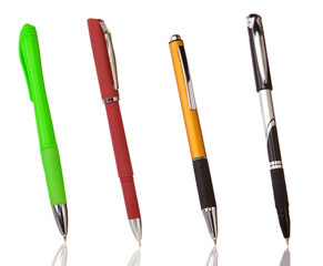 Fototapeta premium pens isolated on white