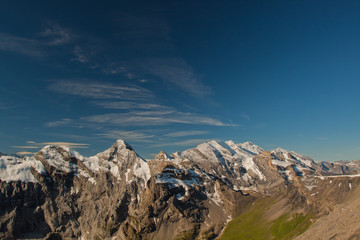 View from the Schilthorn mountain