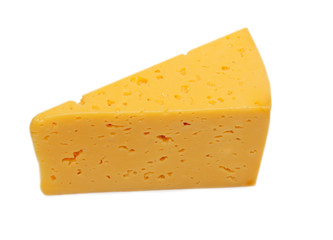 Piece of fresh cheese