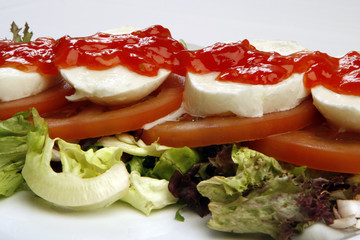ensalada mozzarela