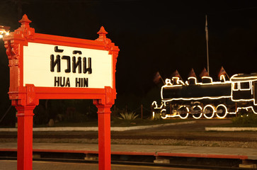 Hua Hin welcome sign