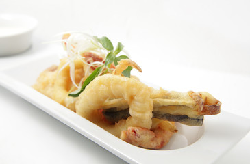 deep fried seafood