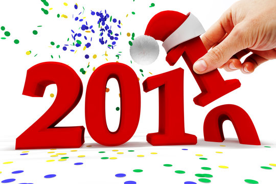 imagen 3d de nuevo a&ntilde;o 2011