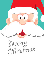 Santa Claus Christ,as card