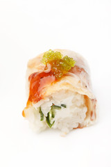 sushi on the plate