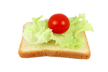 Fototapeta na wymiar Vegetarian sandwich