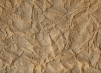 Crumpled paper.