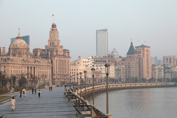 Obraz premium The Bund in the early morning, Shanghai China