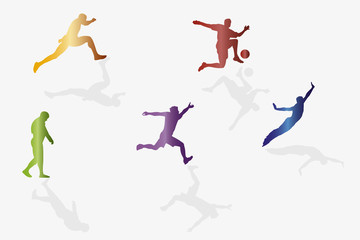 high quality sport silhouettes