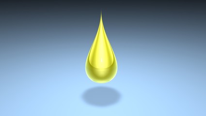 Fototapeta premium Yellow Drop
