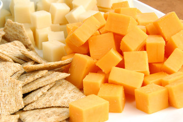 Cheese and crackers