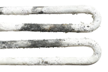 limescale on washing machine heater