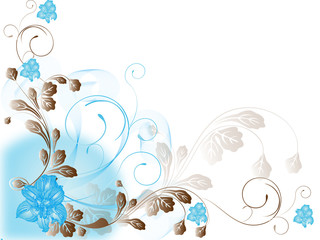 abstract flower Illustration vector spring summer