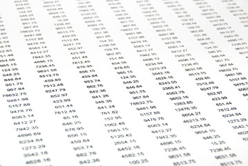 Obraz premium Financial data
