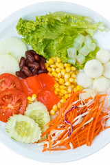Mixed vegetable salad