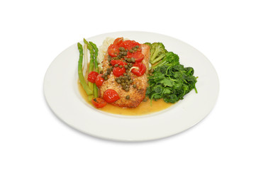 Grilled salmon